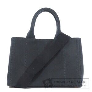 Prada Canapa Tote Bag Canvas